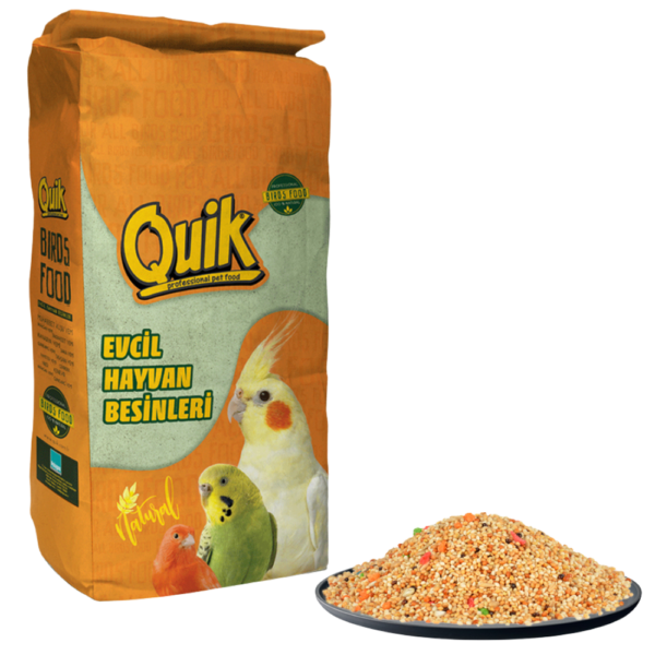 Quik Q100 Lüks Muhabbet Kuşu Yemi 20 Kg