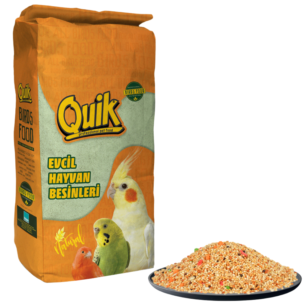 Quik Q100 Lüks Muhabbet Kuşu Yemi 20 Kg - Görsel 2
