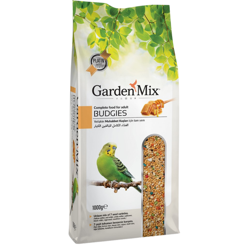 Gardenmix Platin Ballı Muhabbet Kuş Yemi 1kg