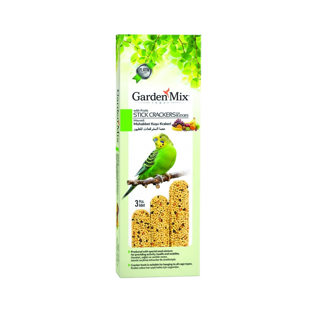 Gardenmix Platin Meyveli Kuş Krakeri 3lü