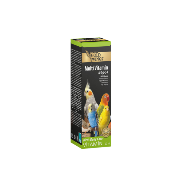 gold wings gwp multivitamin kuşlar İçin vitamin ve selenyum takviyesi 20 cc