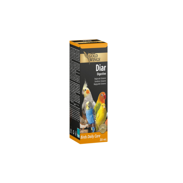gold wings premium gwp diar kuş sindirim ve bağışıklık desteği 20cc