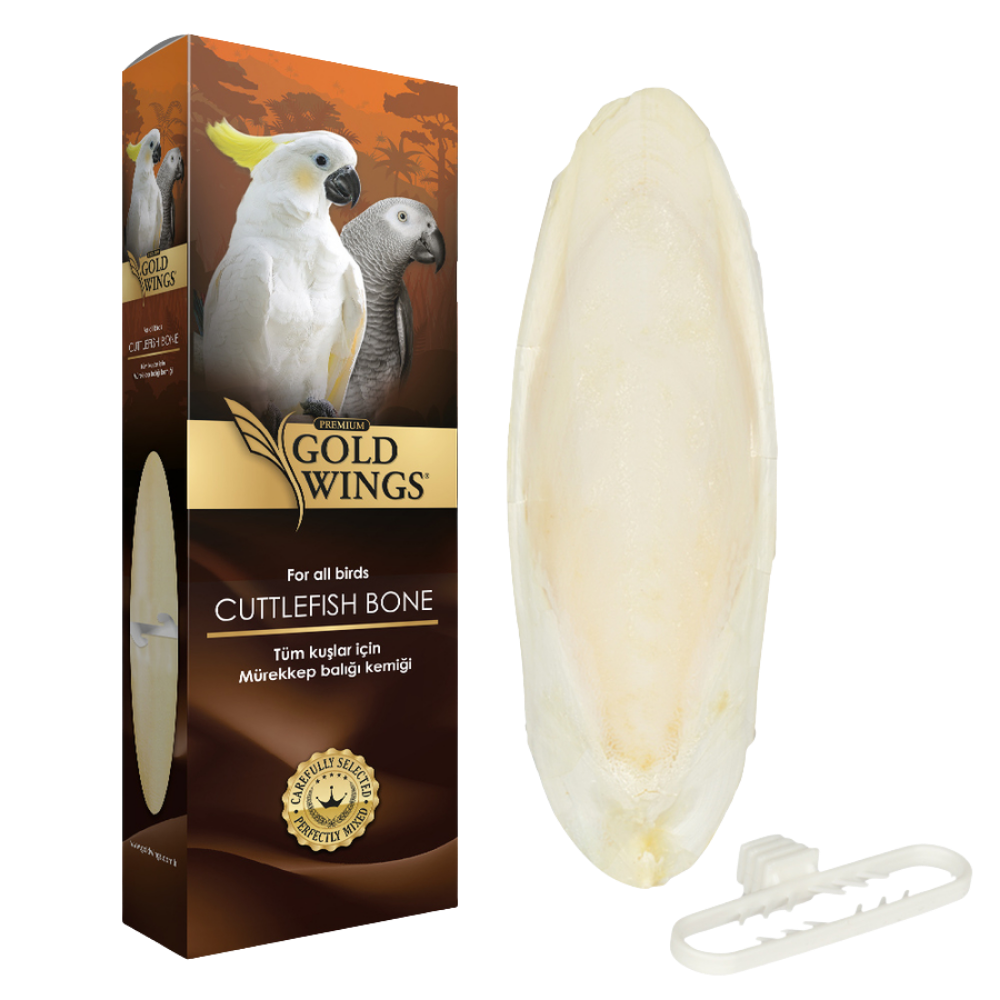gold wings premium mürekkep balığı kemiği (kalamar) büyük boy 16 cm